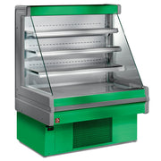 Vitrine réfrigérée libre service ventilé vert - Diamond
