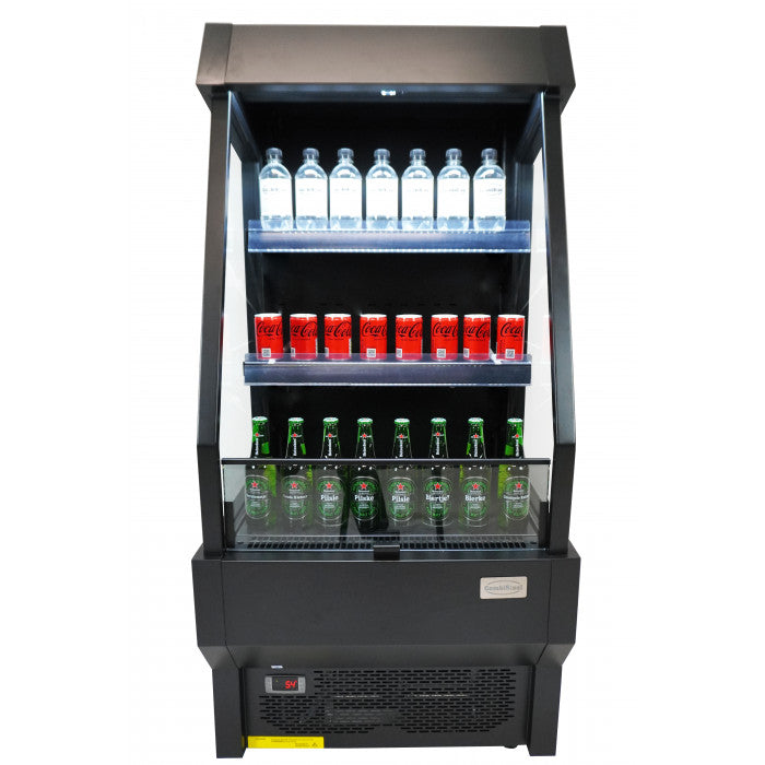 Vitrine réfrigérée professionnelle 165 litres - Noir 660x710x1470 mm 0.5 kW Combisteel - Vitrine réfrigérée murale professionnel CHR - matériel cuisine pro - Cuistéo