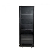 Réfrigérateur Professionnel 347 litres avec Double Porte Vitrée et Grilles Réglables - Exquisit