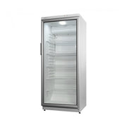 Réfrigérateur professionnel 290L avec porte vitrée dégivrage auto ventilation efficace - Exquisit