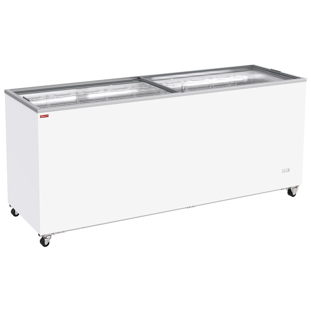 Conservateur bahut, 672 litres, couvercles coulissants sur roulettes - Diamond
