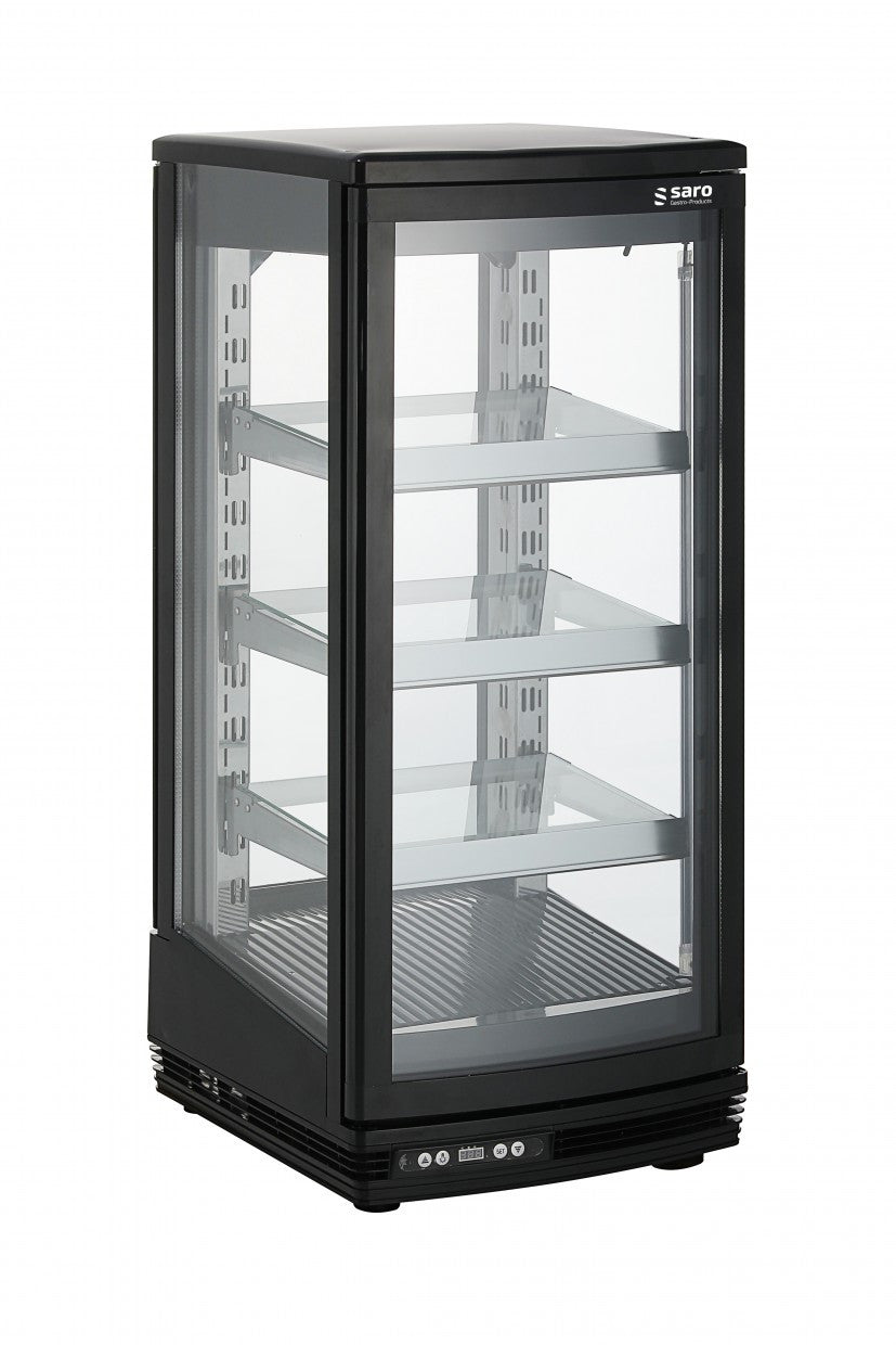 Vitrine réfrigérée 93 Litres noire - Saro