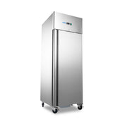 Congélateur 700 L avec 3 étagères réglables GN 2/1 dégivrage automatique sur roulettes inox 750x830 mm 380 W Maxima - Armoire réfrigérée négative professionnel CHR - matériel cuisine pro - Cuistéo