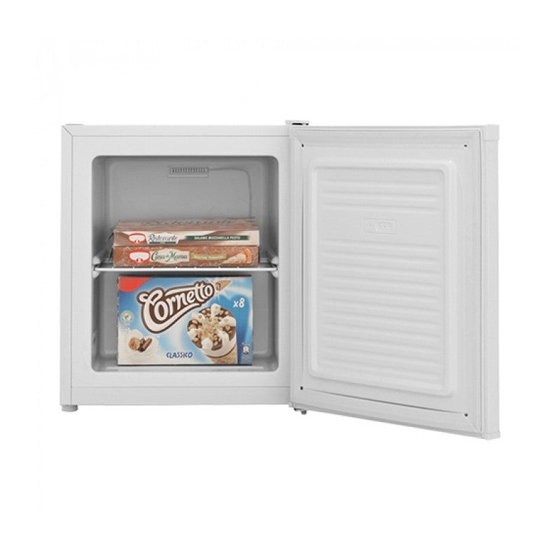Mini Congélateur 33L avec 3 Réglages de Température - Design Élégant en Acier Laqué Blanc - Exquisit