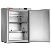 Congélateur statique 150L en acier inox porte réversible -16° à -22°C 2 grilles régulation électronique - Diamond