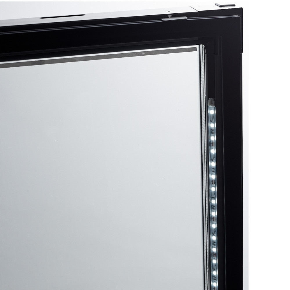 Congélateur statique porte vitrée 525L GN2/1 600x400 -22°C LED blanc - Diamond
