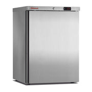 Frigo ventilé 150L en acier inox avec éclairage LED et porte réversible - Diamond