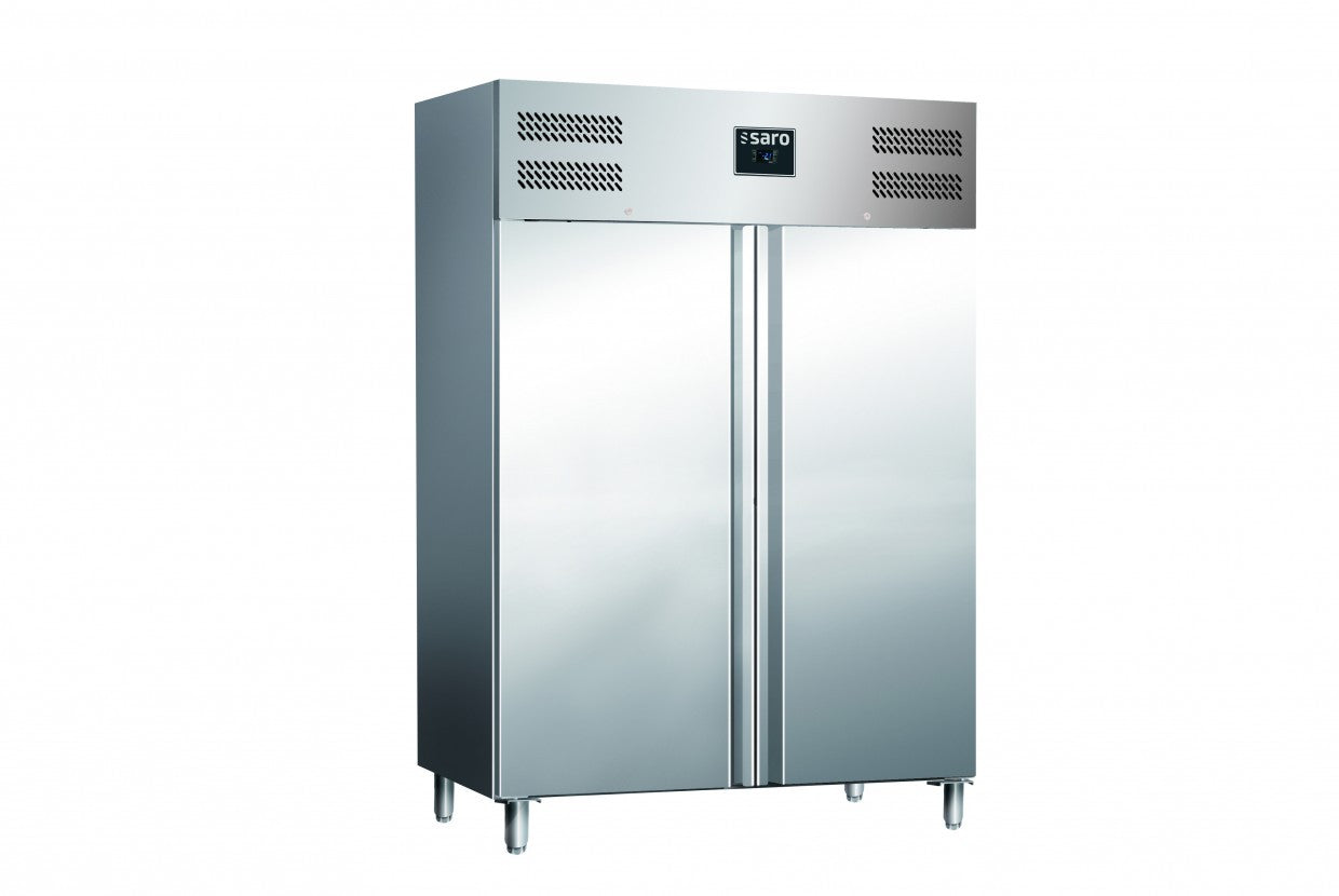 Réfrigérateur professionnel 2 portes 1300 litres acier inox contrôle numérique DIXELL - Saro
