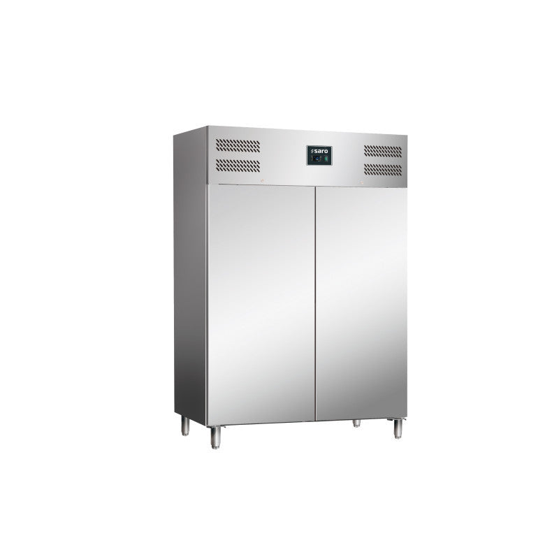 Réfrigérateur professionnel 2 portes 1300 litres acier inox contrôle numérique DIXELL - Saro