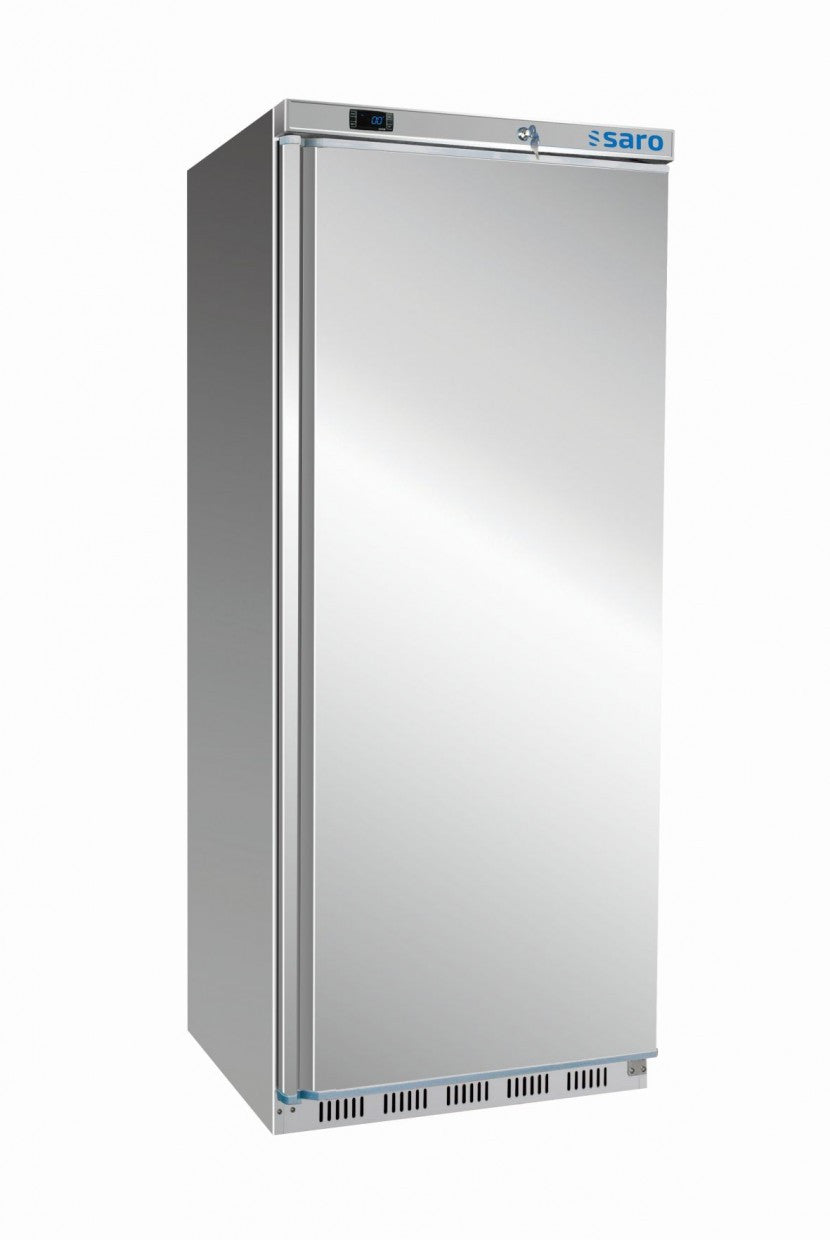 Réfrigérateur Inox 620L avec contrôle numérique DIXELL 4 grilles réglables classe A - Saro
