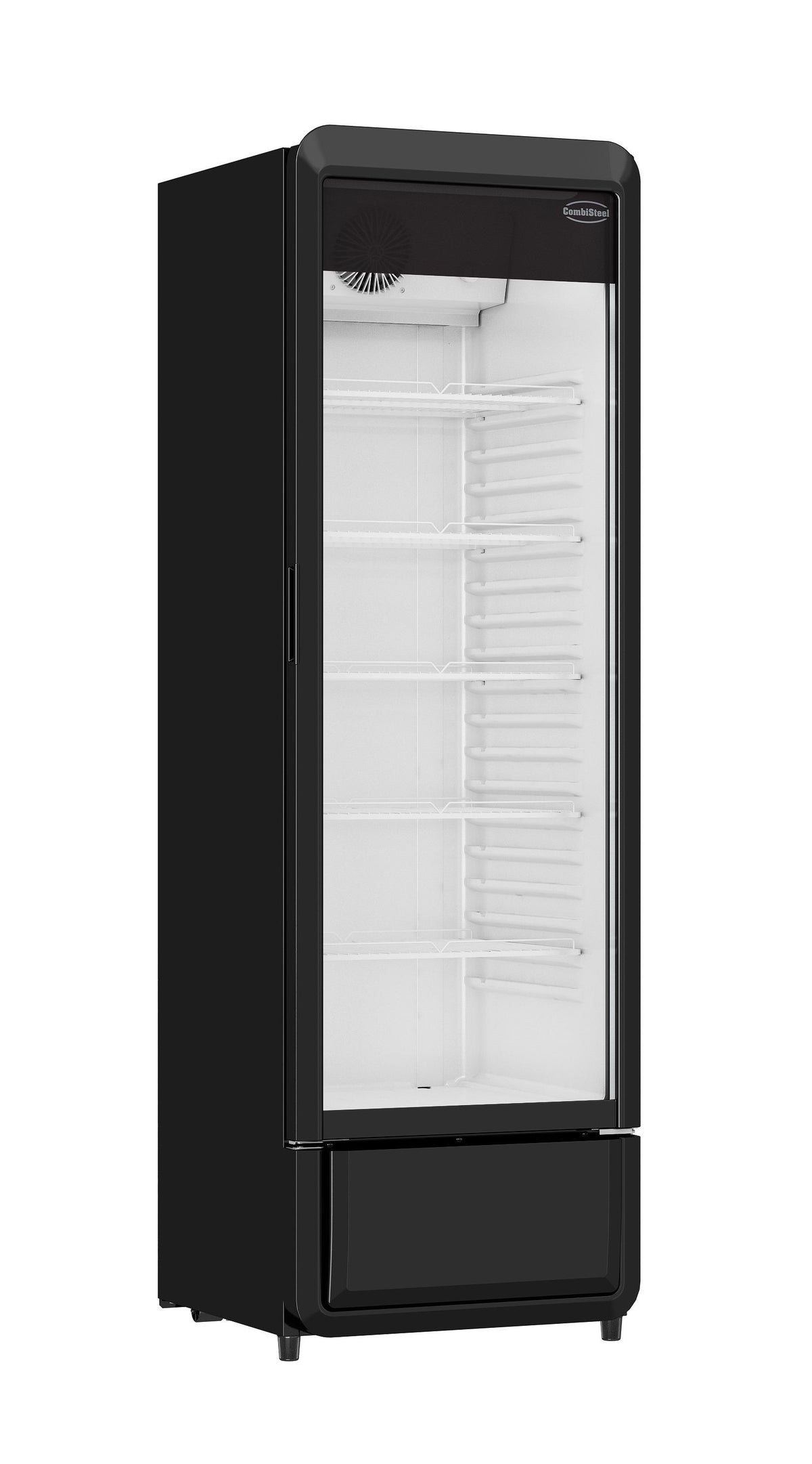 Réfrigérateur vitré 258L température +1°C à +10°C 5 grilles éclairage LED - Combisteel