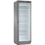 Armoire congélateur statique vitrée 400L acier inox triple vitrage régulation électronique - Diamond
