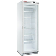 Armoire congélateur statique vitrée 400L -16° à -22°C LED serrure 6 grilles - Diamond