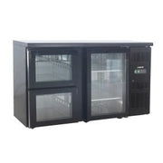Arrière bar avec 1 porte vitrée et 2 tiroirs - Saro