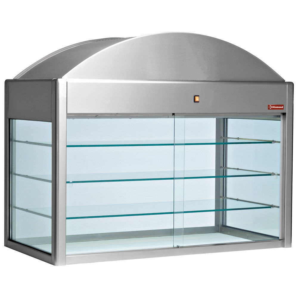 Vitrine neutre indépendante à fond - Diamond