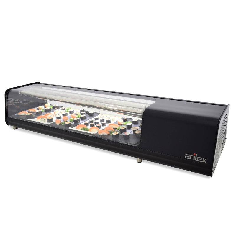 Vitrine réfrigérée - 8 bacs GN1/3 - Pour sushi - Arilex