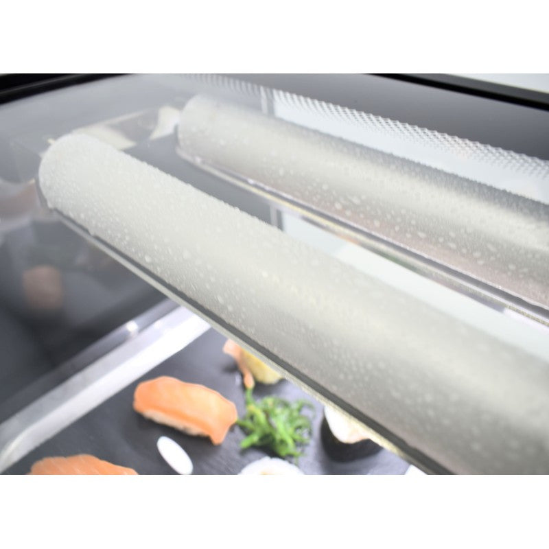 Vitrine réfrigérée - 8 bacs GN1/3 - Pour sushi - Arilex