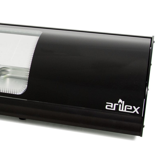 Vitrine réfrigérée - 6 GN1/3 - Pour tapas - Couleur noire - Arilex