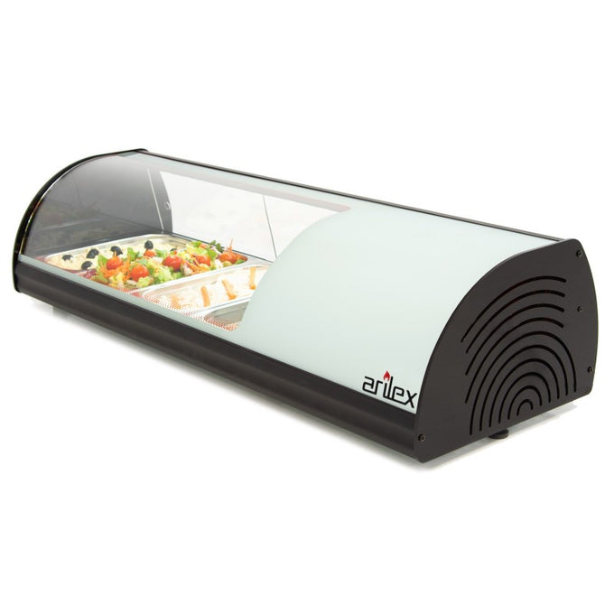 Vitrine réfrigérée - 4 GN1/3 - Pour tapas - Couleur blanche - Arilex