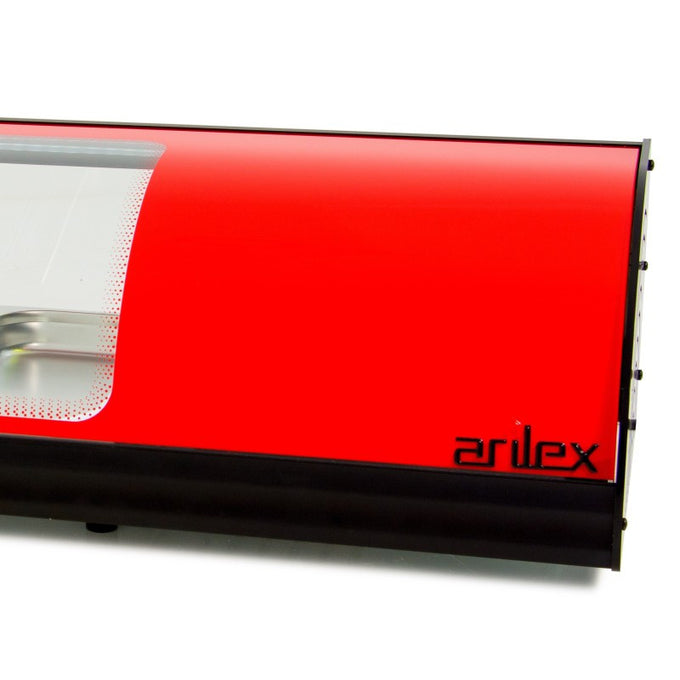 Vitrine réfrigérée - 4 GN1/3 - Pour tapas - Couleur rouge - Arilex
