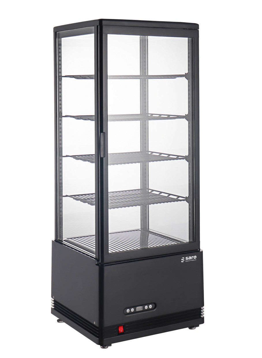 Vitrine réfrigérée noire 98 litres - Saro