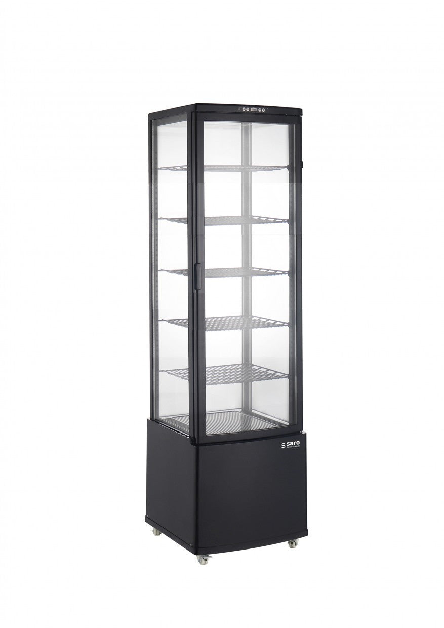Vitrine réfrigérée noire 280 litres - Saro