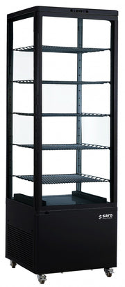 Vitrine réfrigérée 500 litres noire - Saro