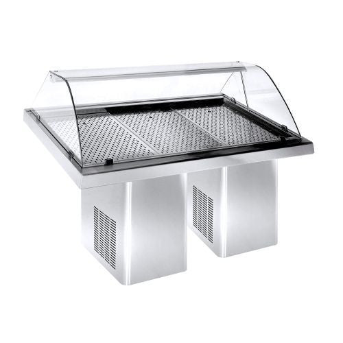 Vitrine réfrigérée pour Poissons 1.9 Combisteel - vue 2 - Vitrine Réfrigérée pro CHR - Cuistéo