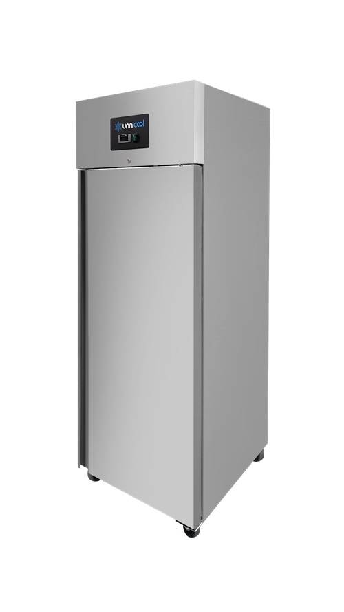 Armoire réfrigérée positive inox ventilée - 650 L - de -2/+8 °C - L 740 x P 830 x H 1990 mm - Unninox