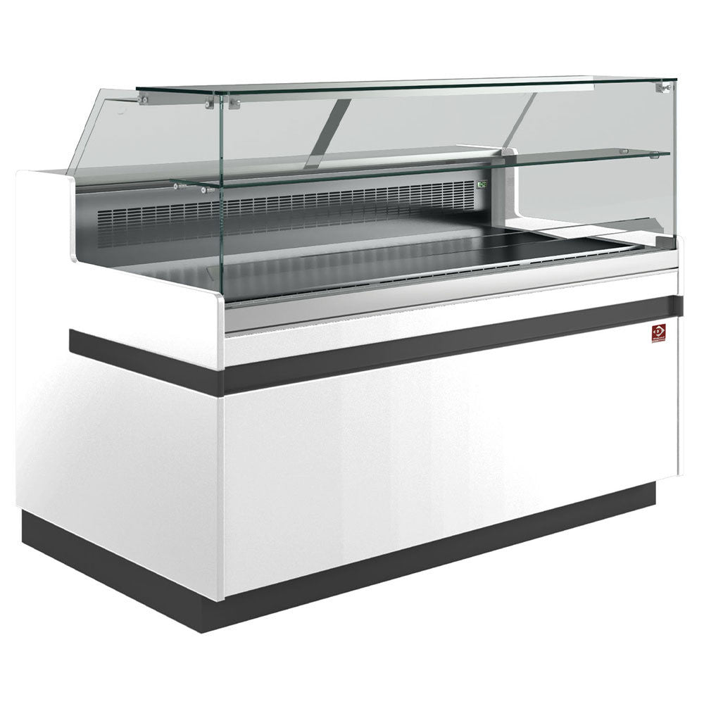 Comptoir vitrine réfrigéré vitre basse GN - Diamond