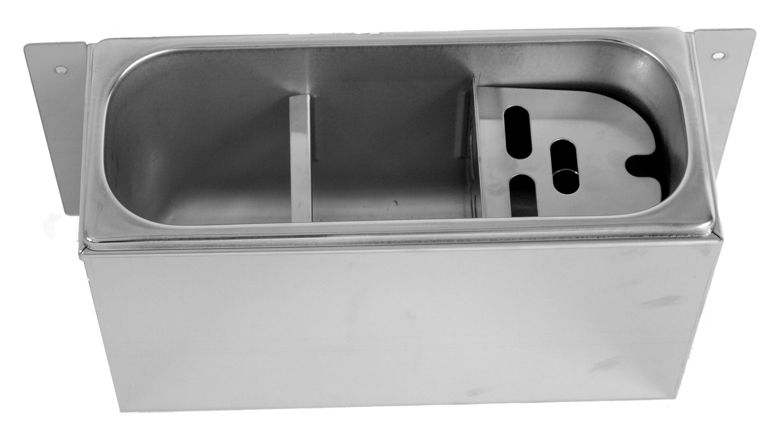 Evier pour cuillère à glace 330x120x150 mm Combisteel - Accessoires Vitrine à Glace professionnel CHR - matériel cuisine pro - Cuistéo