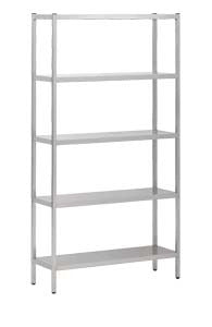 Etagère démontable 5 niveaux 1500x400x1800 inox Combisteel - Rayonnage de Chambre Froide professionnel CHR - matériel cuisine pro - Cuistéo