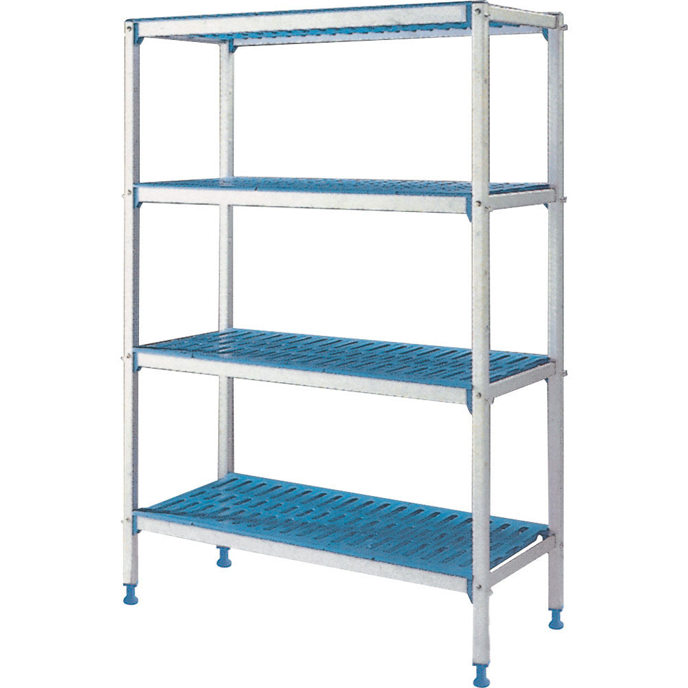 Rayonnage linéaire en aluminium GN 4 niv. - Diamond