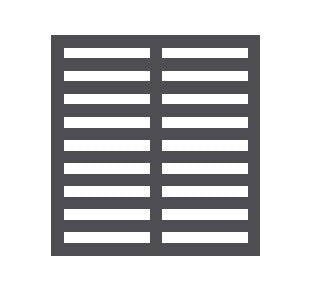 Grille pour 7455.1345 - 7455.1347 490x350 mm Combisteel - Accessoire réfrigération professionnel CHR - matériel cuisine pro - Cuistéo