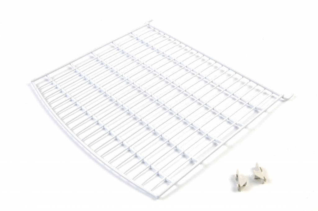 Showcase 235L - Shelf + 2 Clips White (NM) 10x10x10 mm Maxima - Accessoire réfrigération professionnel CHR - matériel cuisine pro - Cuistéo
