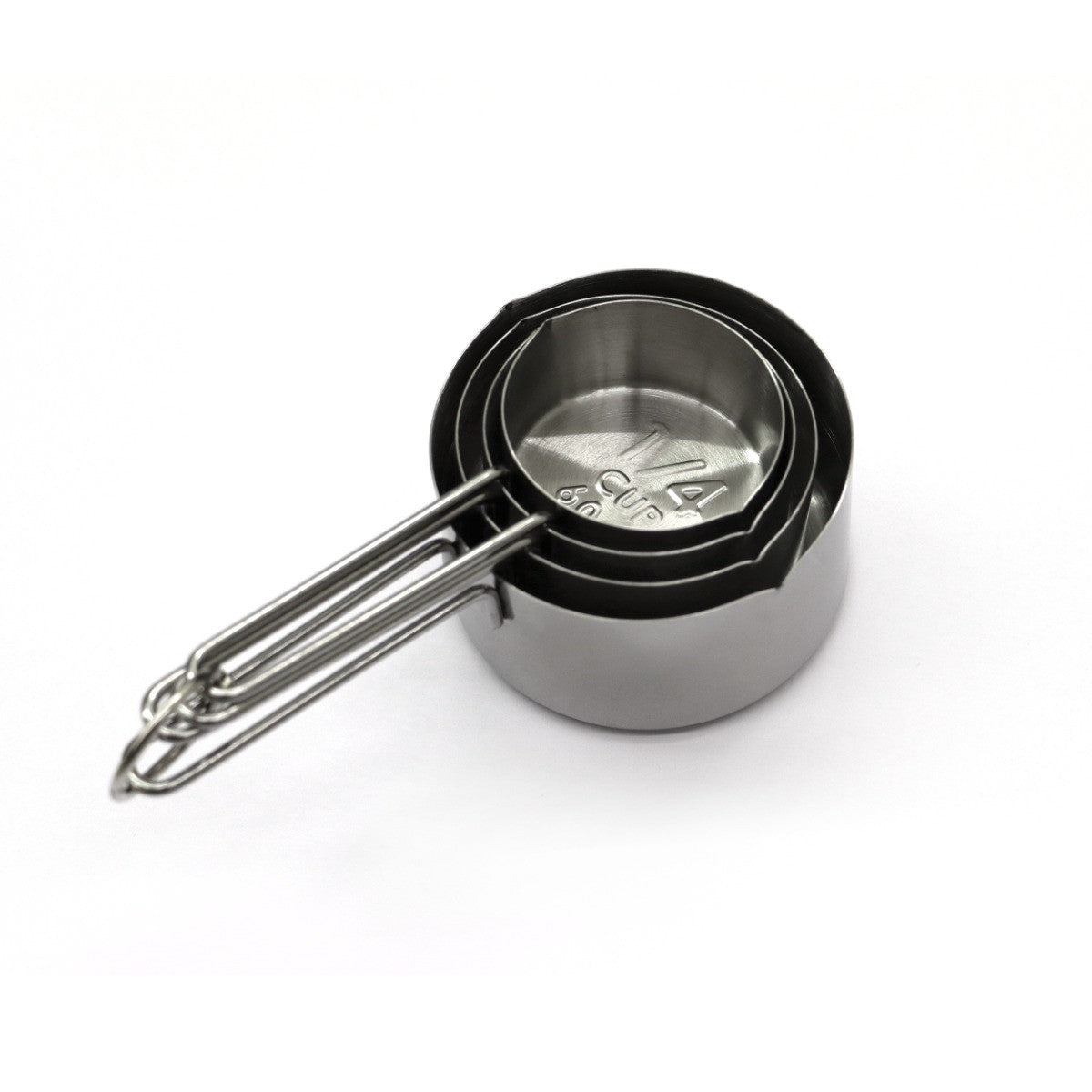 Ensemble de tasses à mesurer - incluant 60, 80, 125 et 250 ml Maxima - Petit accessoire professionnel CHR - matériel cuisine pro - Cuistéo