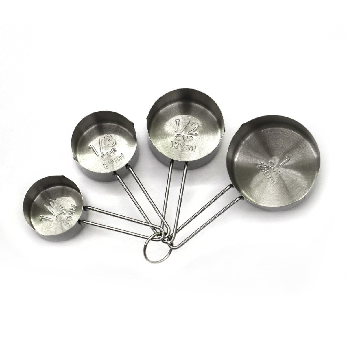 Ensemble de tasses à mesurer - incluant 60, 80, 125 et 250 ml Maxima - vue 2 - Petit accessoire pro CHR - Cuistéo