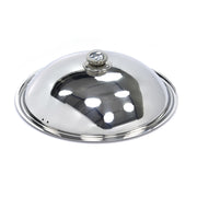 Couvercle pour wok - diam 36cm - inox Maxima - Couvercle professionnel CHR - matériel cuisine pro - Cuistéo