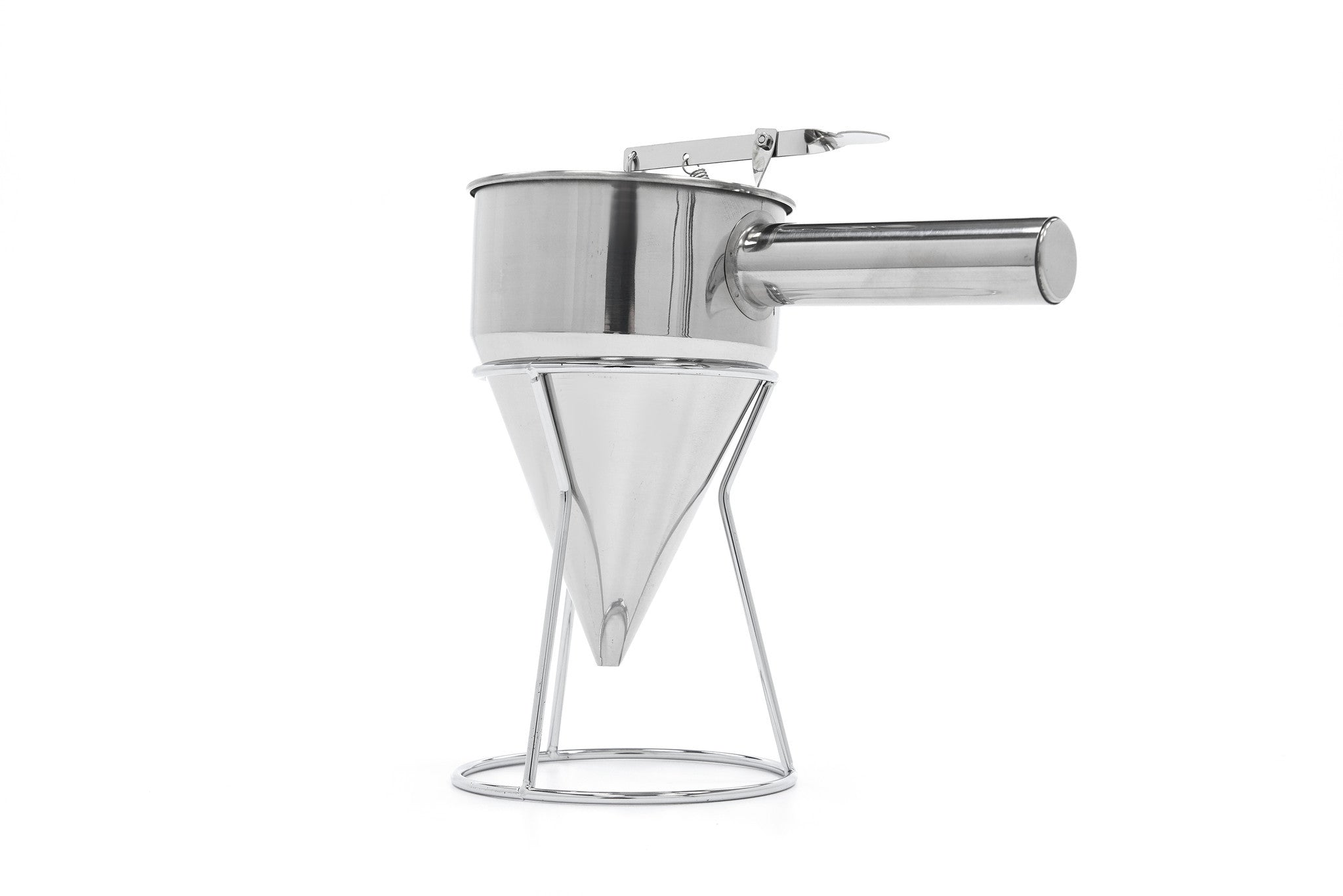 Distributeur de pâte à crêpes - 1,3 L - En acier inoxydable - bouton de dosage inclus Maxima - vue 3 - Ustensile dosage pro CHR - Cuistéo