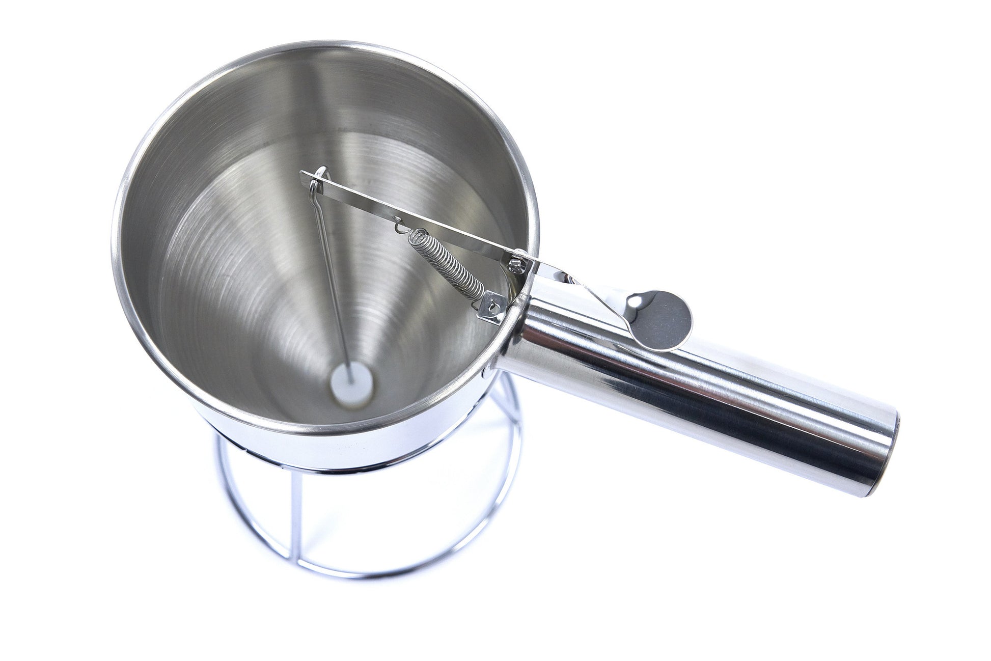 Distributeur de pâte à crêpes - 1,3 L - En acier inoxydable - bouton de dosage inclus Maxima - vue 5 - Ustensile dosage pro CHR - Cuistéo