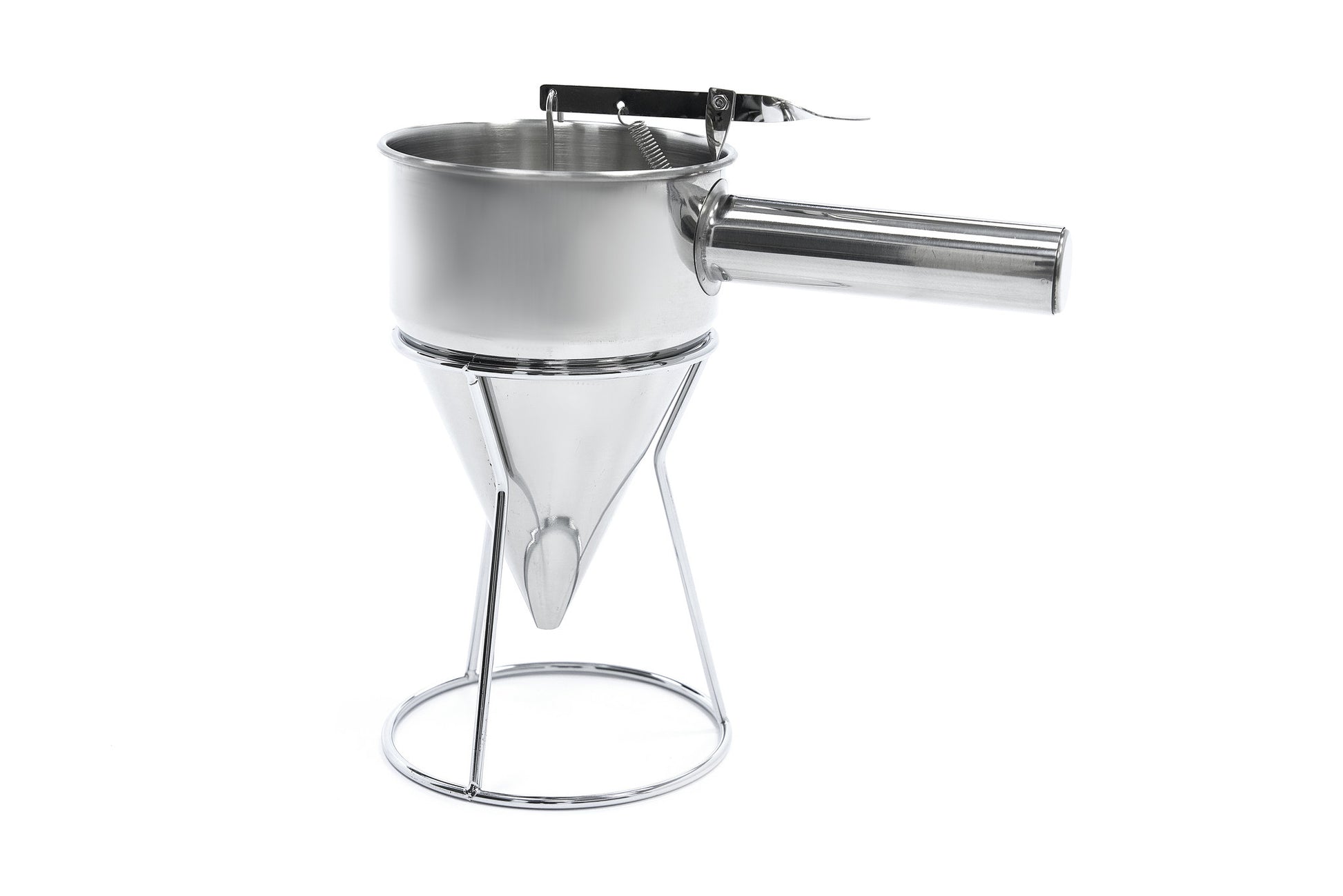 Distributeur de pâte à crêpes - 1,3 L - En acier inoxydable - bouton de dosage inclus Maxima - vue 6 - Ustensile dosage pro CHR - Cuistéo