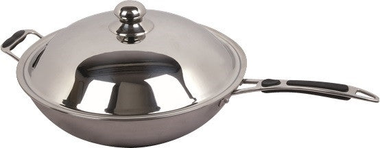 Poêle pour wok à induction 625x360x210 mm Combisteel - Cuisson wok professionnel CHR - matériel cuisine pro - Cuistéo