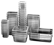 GN récipient polycarbonate 1/9GN- H 65 mm Combisteel - Bac - Grille Egouttage pour Viande professionnel CHR - matériel cuisine pro - Cuistéo