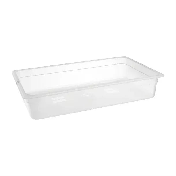 Récipient GN 1/1 - 100mm polypropylène Combisteel - vue 2 - Bac - Grille Egouttage pour Viande pro CHR - Cuistéo