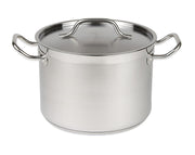 Marmite avec couvercle 6.3 litres - diam 24 240x240x160 mm Combisteel - Marmite professionnel CHR - matériel cuisine pro - Cuistéo