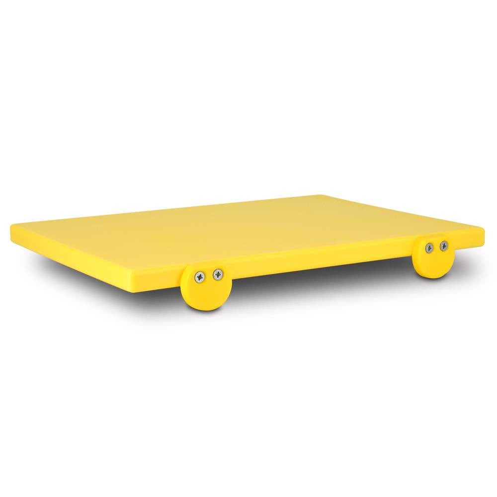 Planche découpe - PE - 500x300x15mm - Jaune - Volaille crue - Antidérapant Saro - vue 2 - Planches à Découper pro CHR - Cuistéo