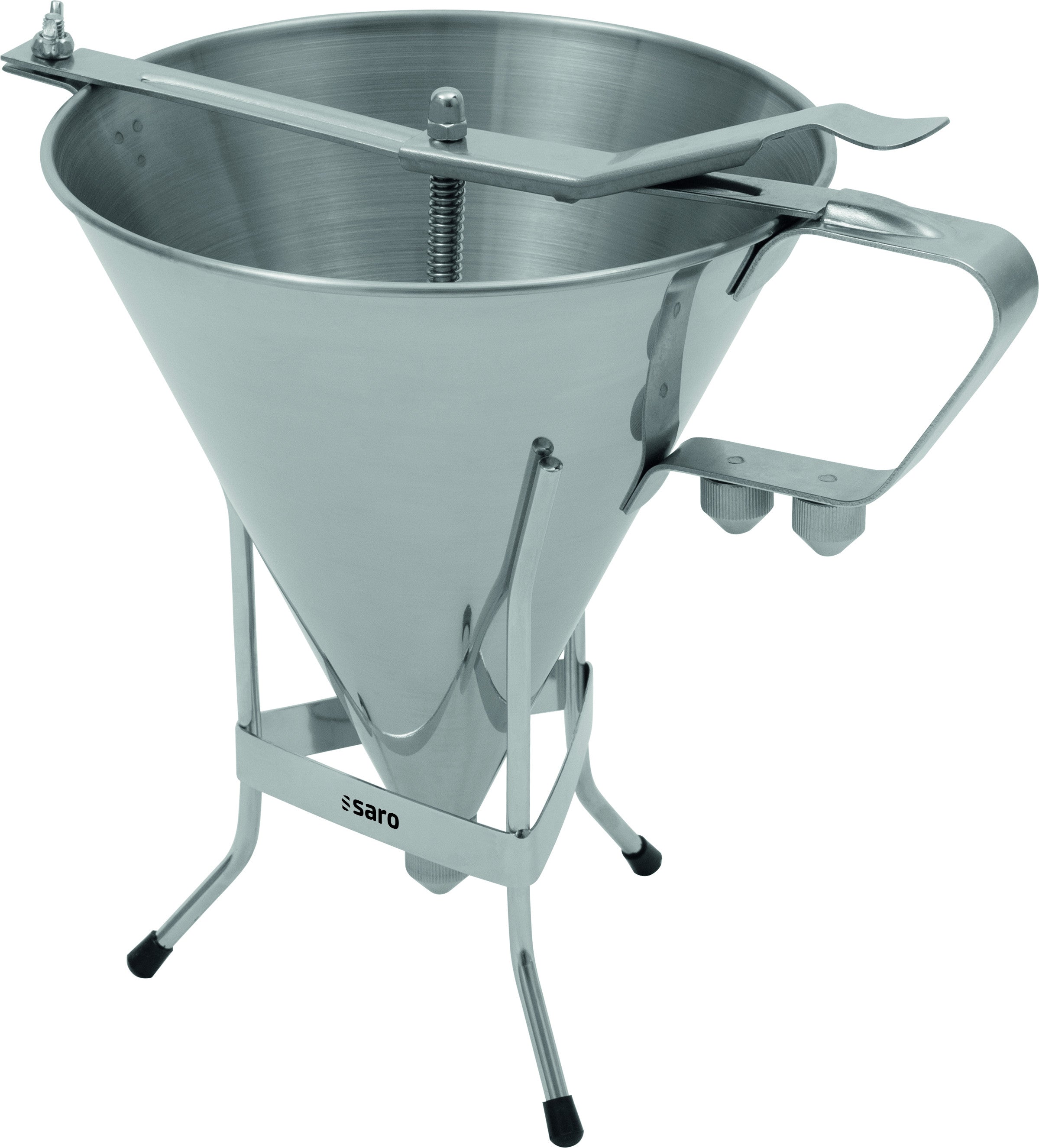 Entonnoir portionneur - Inox - 1,8L - 3 buses - PT-3 Saro - Ustensile dosage professionnel CHR - matériel cuisine pro - Cuistéo
