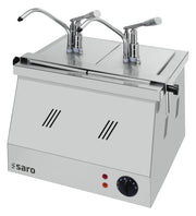 Bain-marie BM-0214 - 2x1/4 + 2x1/6 GN - 900W 4.5 L Saro - Distributeurs à Sauce professionnel CHR - matériel cuisine pro - Cuistéo