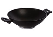 Wok - Ø320mm - Antiadhésif - Compatible four Saro - Cuisson wok professionnel CHR - matériel cuisine pro - Cuistéo