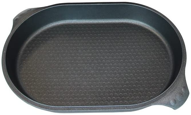 Couvercle fonte - 400x270mm - Antiadhésif - Compatible four 250°C Saro - Couvercle professionnel CHR - matériel cuisine pro - Cuistéo